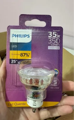 Lampada quente para spot philips 35w