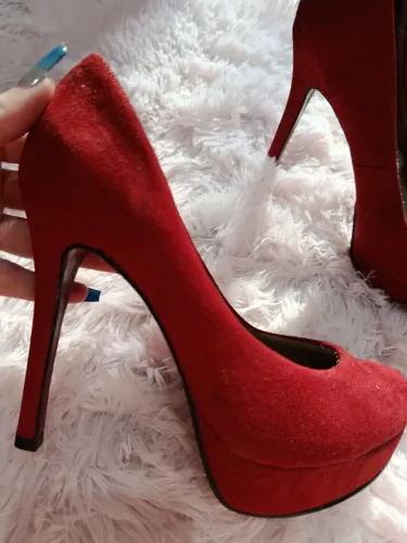 Salto em veludo TAM 35