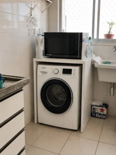 Balcão máquina de lavar