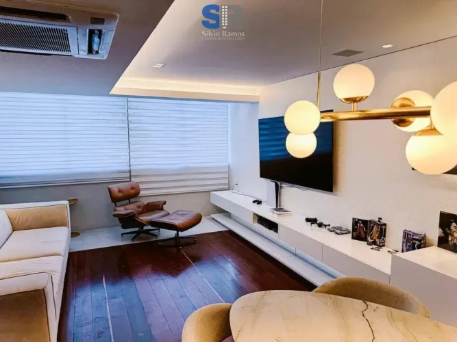 Excelente apartamento reformado de 126m², a 100m do Parque da Jaqueira! 3 quartos, 2 suíte