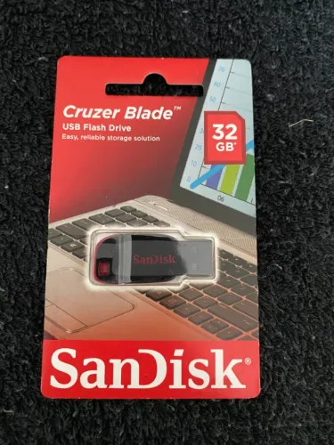 PEN DRIVE SANDISK 32GB CRUZER BLADE SDCZ50-032G-B35