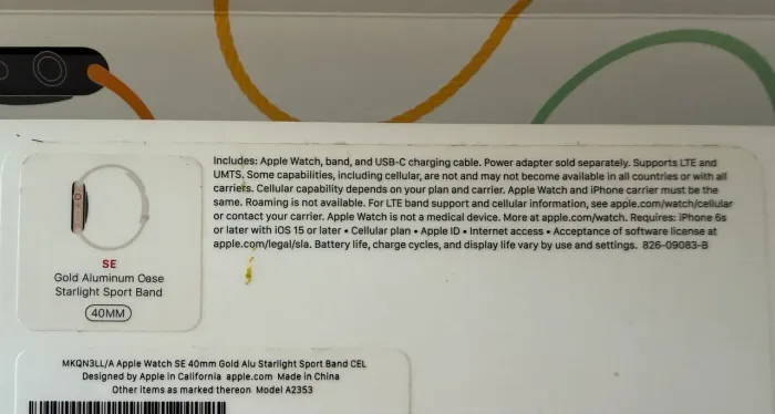 Apple Watch SE 40mm rose