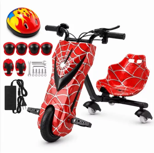 Triciclo Elétrico Drift Infantil e Adulto