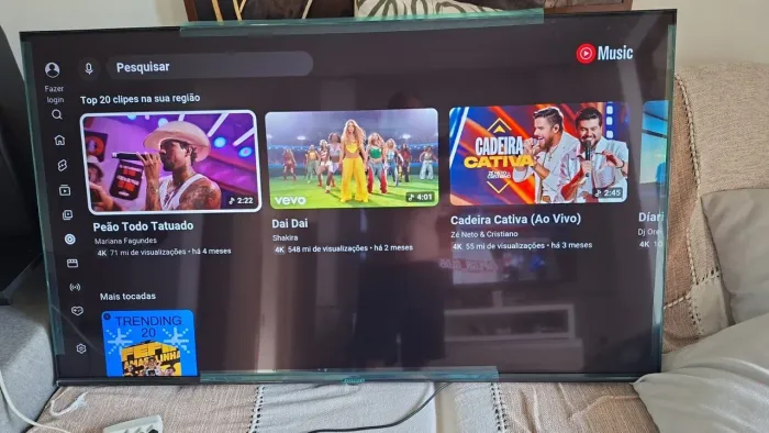 Vendo tv 55 polegadas novo com garantia de loja e nota fiscal