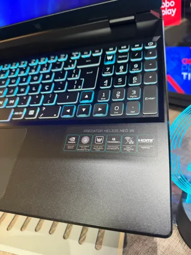 NOTEBOOK ACER PREDATOR NEO 16 I7 13650HX RTX4060 8GB TELA 165 16GB 1TB NVME