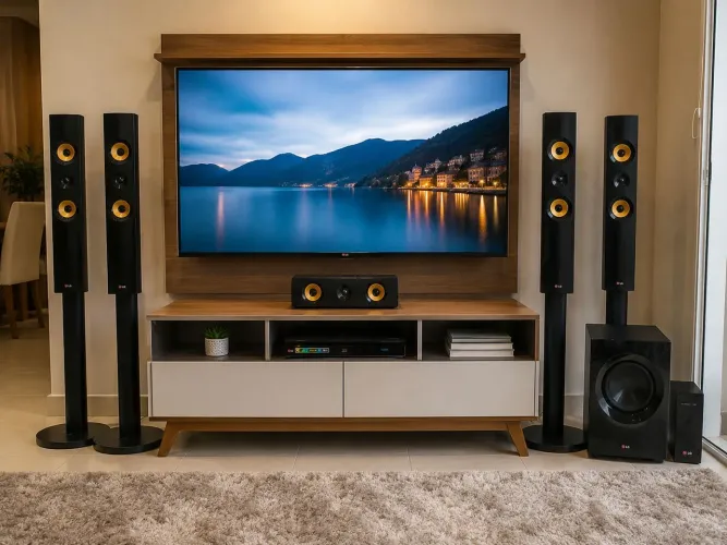 Home Theater LG Completo - Som de cinema