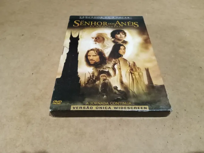 Box dvd duplo o senhor dos aneis as duas torres