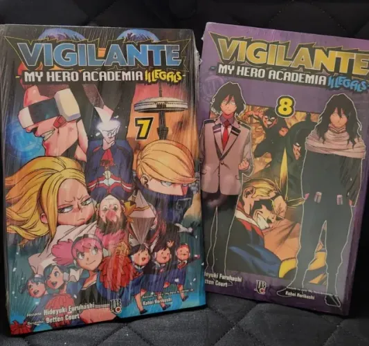 Mangá Vigilante My Hero Academia Illegals | Vol 7 e 8 Lacrados