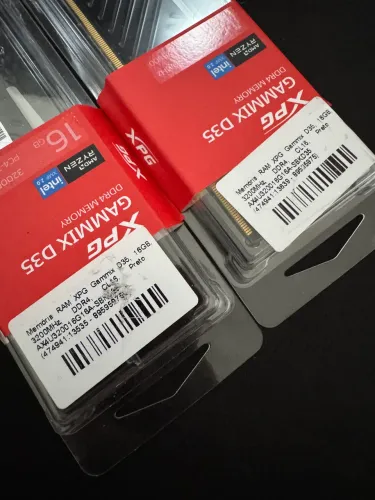 Memória RAM 2x 16GB DDR4 XPG 3200mhz