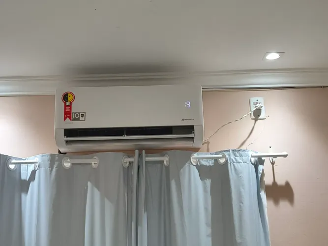 Instalação limpeza troca de peças de ar-condicionado split inverter