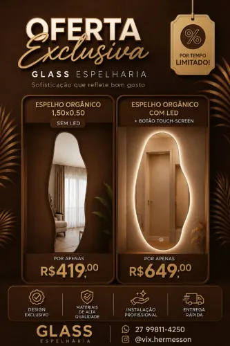 Vendo Espelhos Orgânicos