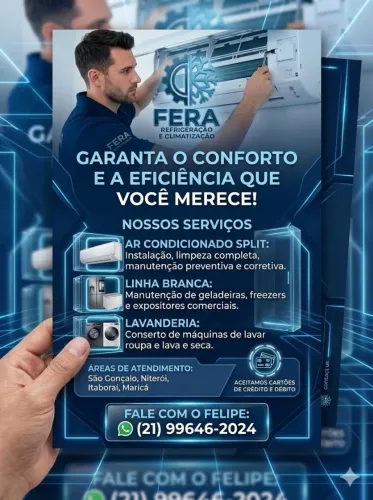 Técnico de Refrigeração e Maquinas de lavar
