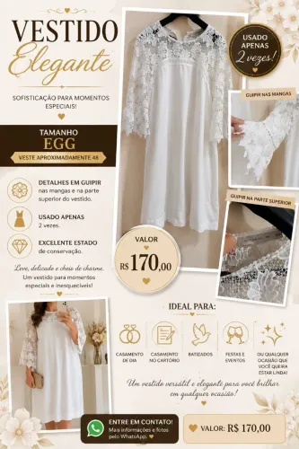 Vestido para casamento dia