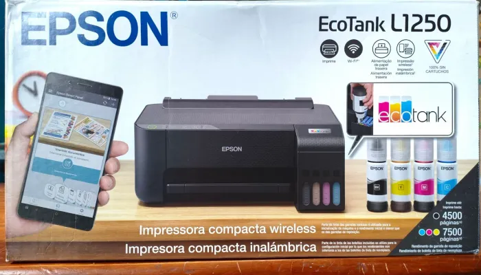 Epson EcoTank L1250 para Sublimação + Tintas + Papel JoJo | Pronta para Produzir
