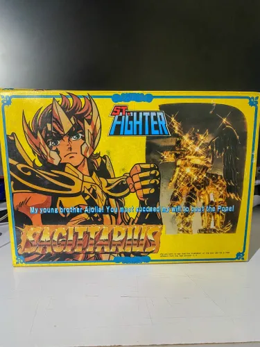 Boneco cavaleiros do zodiaco Aiolos de Sagitário vintage