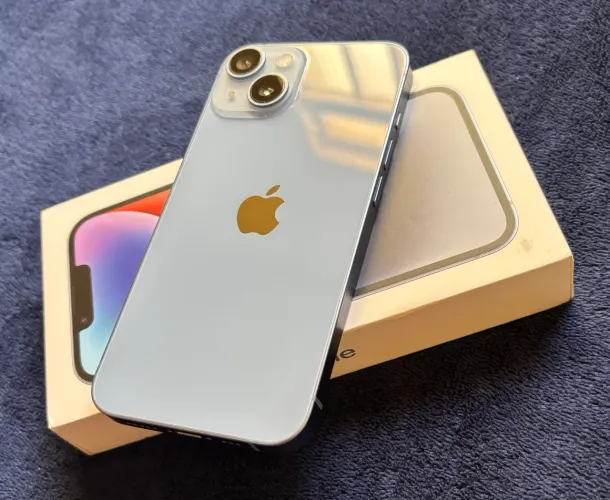 IPHONE 14 BLUE 128 GB  ESTADO DE NOVO - IMPECÁVEL