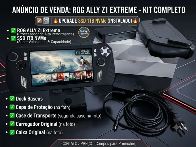 Asus Rog Ally z1 extreme 1tb