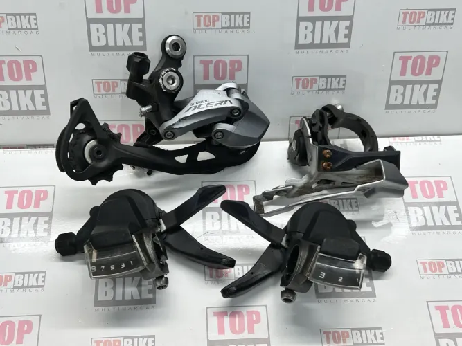 KIT SHIMANO ACERA 27v SEMINOVOS R$ 250,00