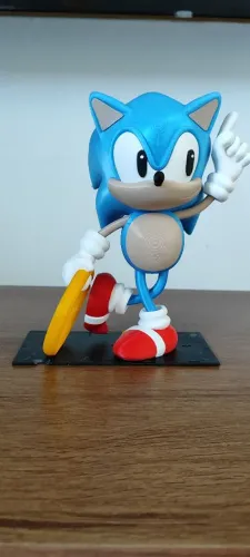 Boneco Sonic em PLA 17cm X 13cm