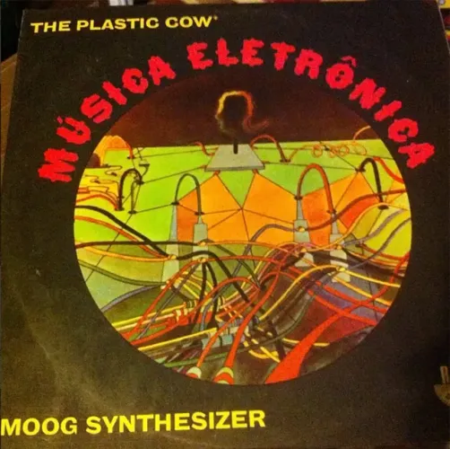 Lp vinil Plastic cow 1970 Eletronica Tipo Kraftwerk Dj