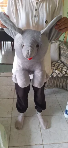 Vendo 1 elefante de pelucia 50 centímetros