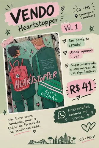 LIVRO HEARTSTOPEER NOVO!! NUNCA USADO