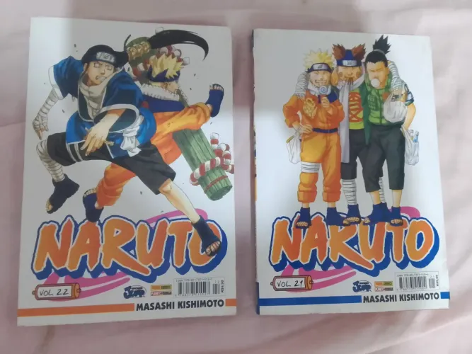 Coleção De Revistas NARUTO MANGA CLASSICO VOLUME 21 e 22 (editora SHONEN JUMP)