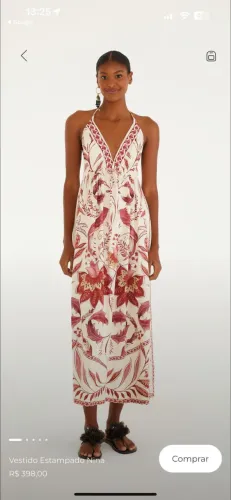 Vestido FARM estampado Nina tam P