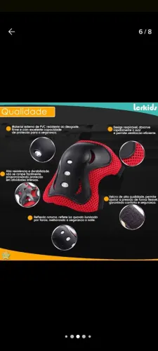 Kit de proteção para skate e patins