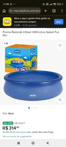 Piscina 3400 LTs