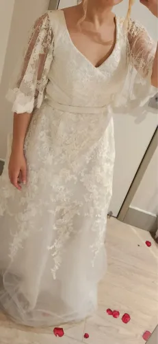 VESTIDO NOIVA - 100% renda