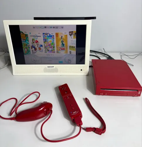 Nintendo Wii vermelho