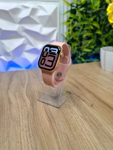 Smartwatch Microwear S11 Rosé com WhatsApp, ChatGPT e Chamadas