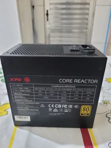 Fonte XPG core reactor 850w 80 plus gold