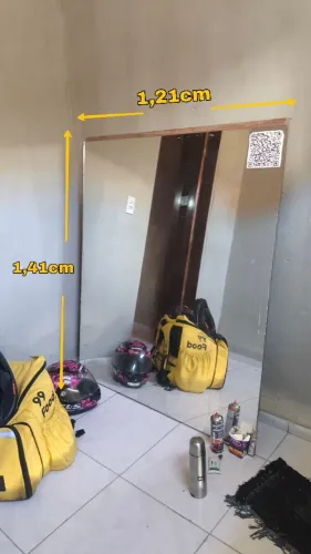 Espelho gigante barbearia e salão