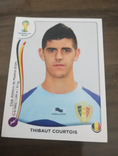 Thibault Courtois Figurinha Copa 2014