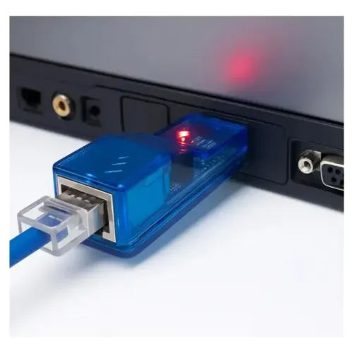 Adaptador USB para Lan Ethernet Cabeada Placa de Rede Externa RJ45 10/100 Exbom UL-100