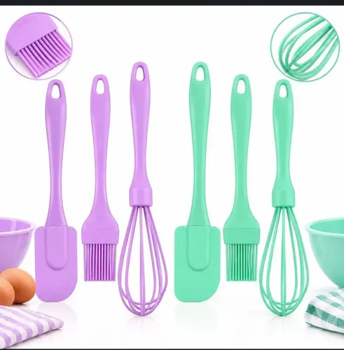 Conjunto de utensílios de silicone