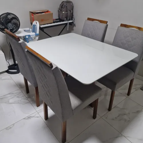 Mesa 90x120cm 4 cadeiras