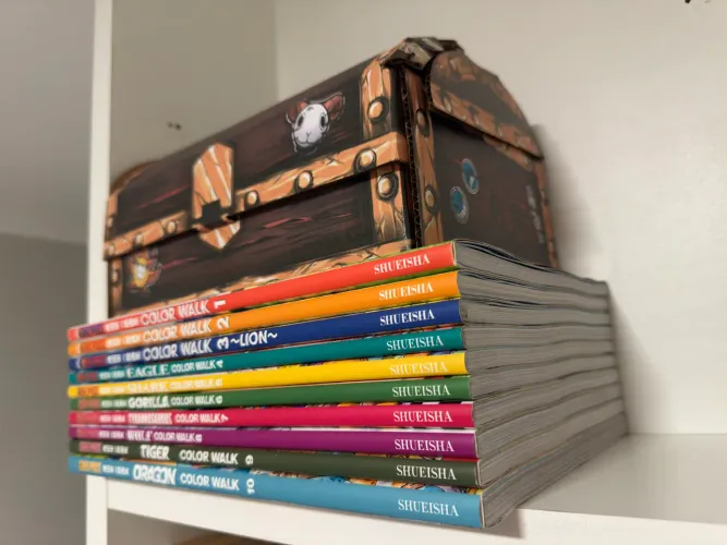 One Piece Color Walk todos os 10 volumes