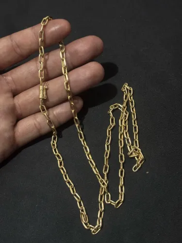 Cordão Ouro 18K Modelo Cadeado ZERO!