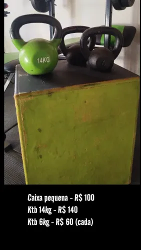 Kettlebell crossfit e musculação 