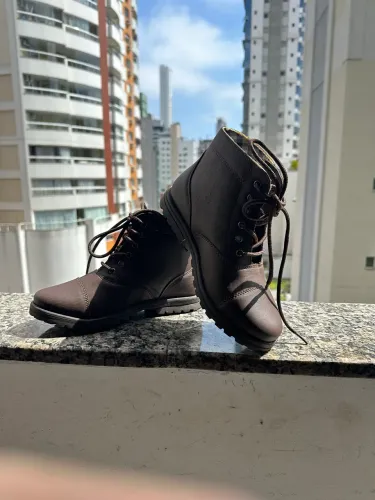 ? COTURNO INFANTIL KIDY MARROM TAM 35 BR - NOVO - NUNCA USADO