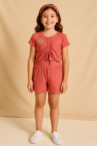 CONJUNTO BLUSA E SHORT MENINA 10 ANOS DALI