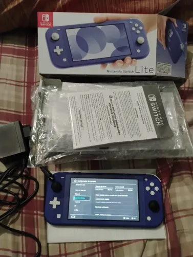 Nintendo Switch Lite novo na caixa