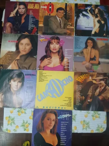 10 lps trilha sonora nacional de novelas usados