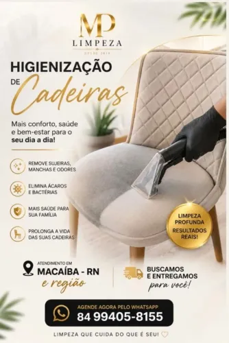 Limpeza e higienização de estofados