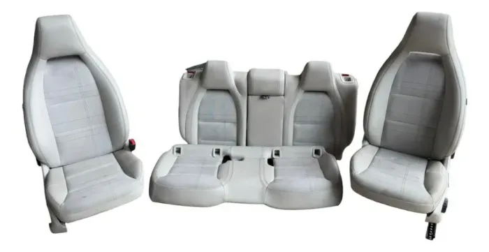 Jogo Banco Completo Mercedes Gla 200 2016 Couro Branco