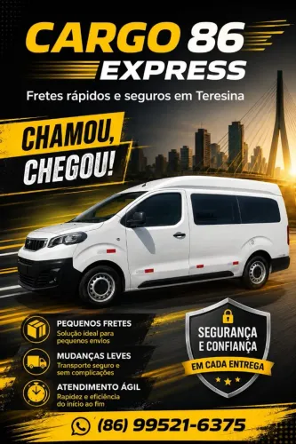 Chegou o frete