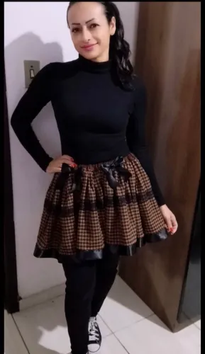 Saia junina flanelada 